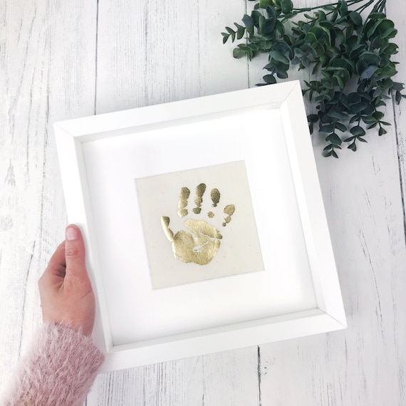 baby handprint frame