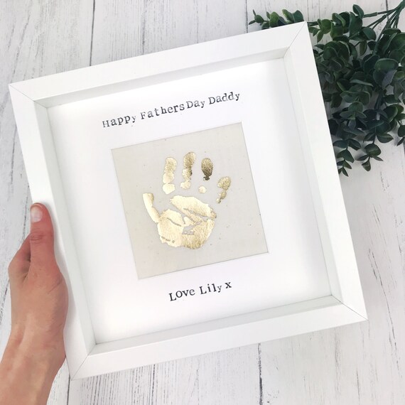 baby handprint frame