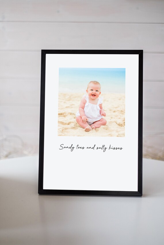 Personalised Baby Photo Print - New Baby Gift - Etsy