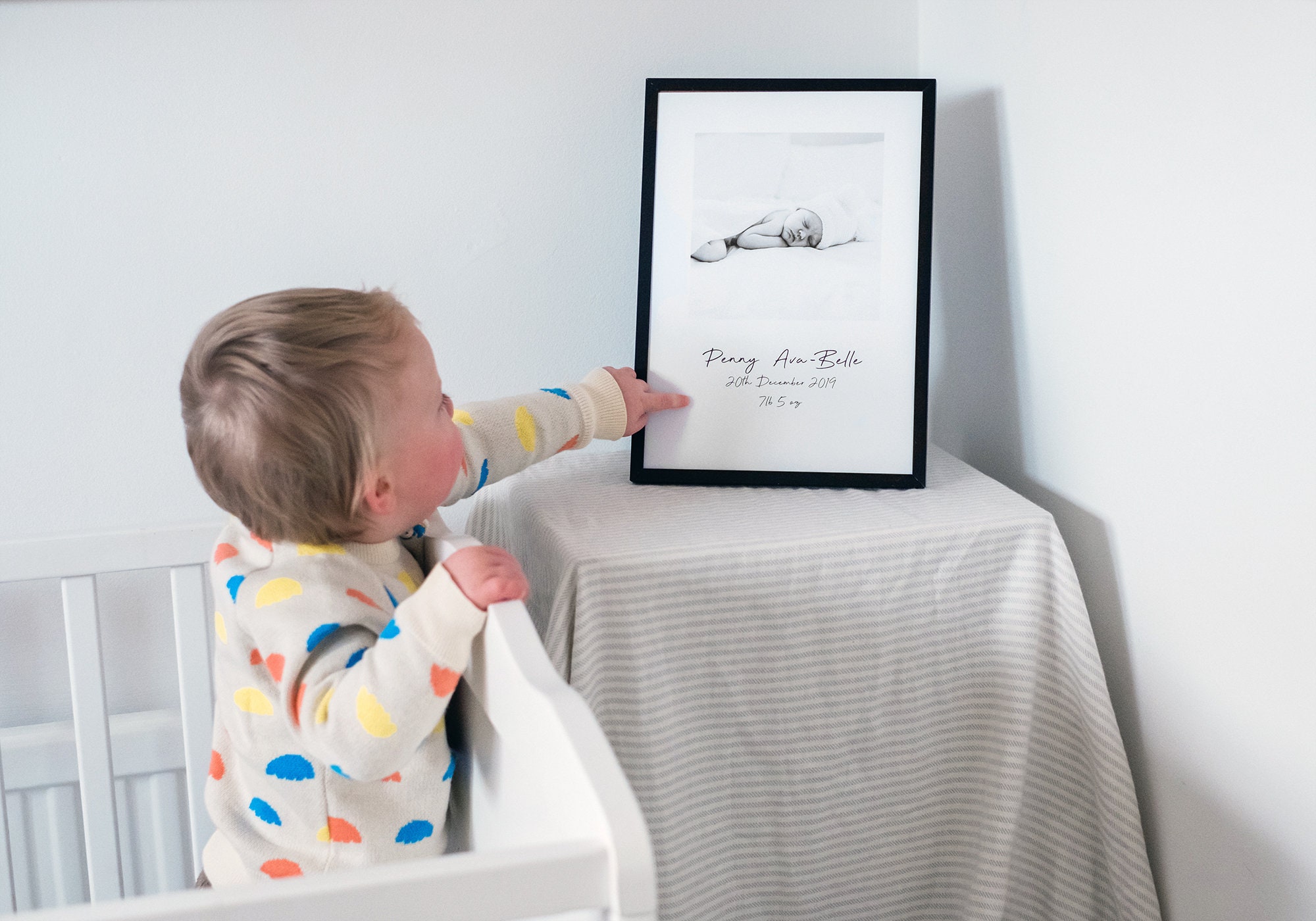 Personalised Baby Photo Print - New Baby Gift - Etsy