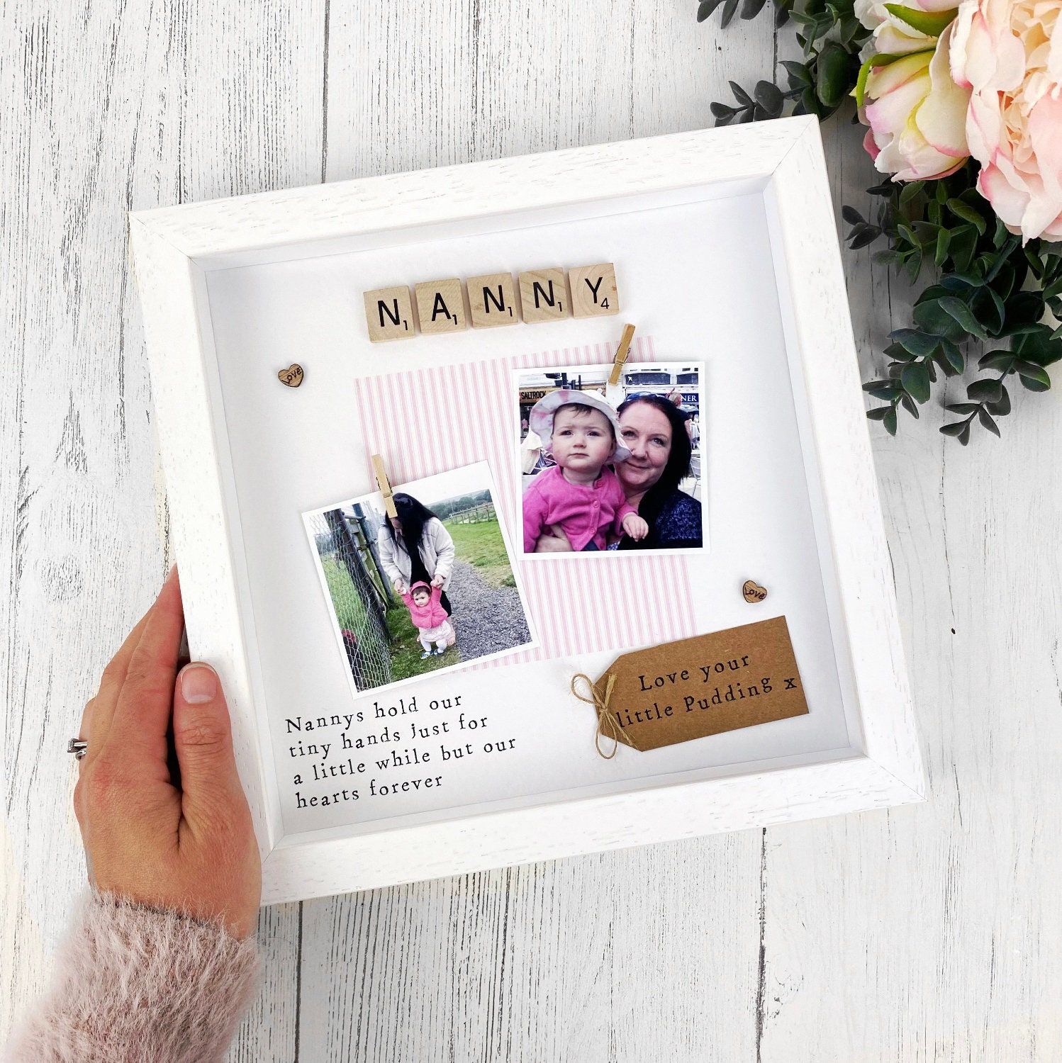 Great Grandma Frame Personalised Scrabble Frame Photo Frame Etsy UK