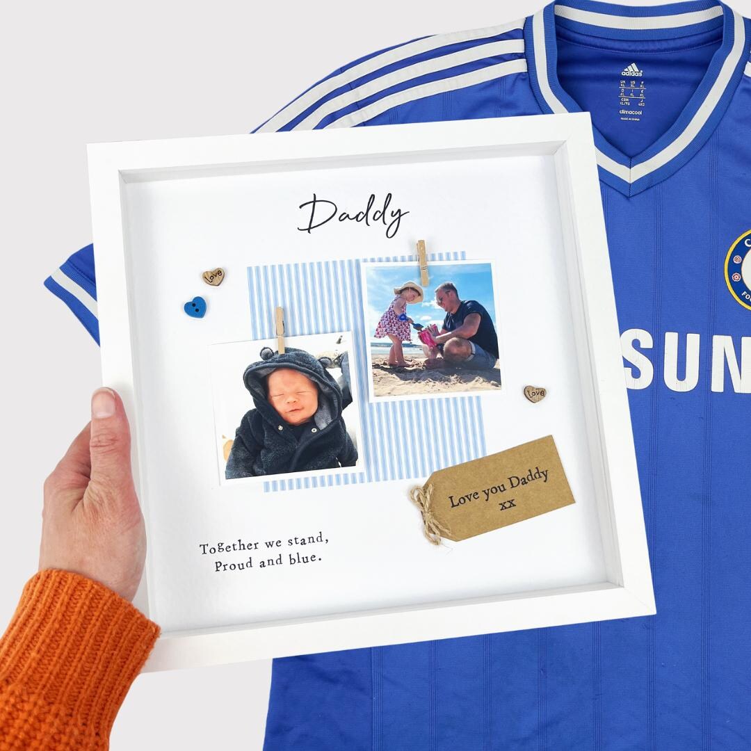 Chelsea Daddy Photo Frame | Personalised Father’s Day Gift | Football ...