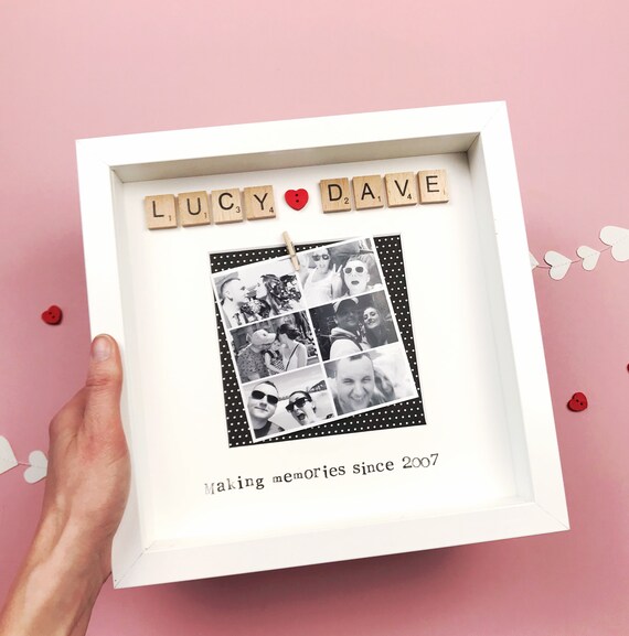 Making Memories Photo Frame Selfie Booth Valentines Day Wedding Gift Anniversary Best Friend Black White