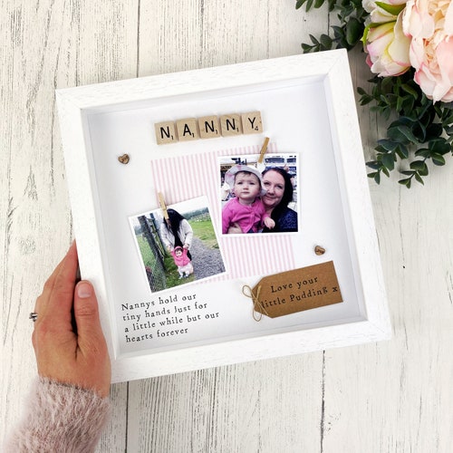 Nanny Scrabble Frame Personalised Photo Frame for Nana Nanny Etsy UK