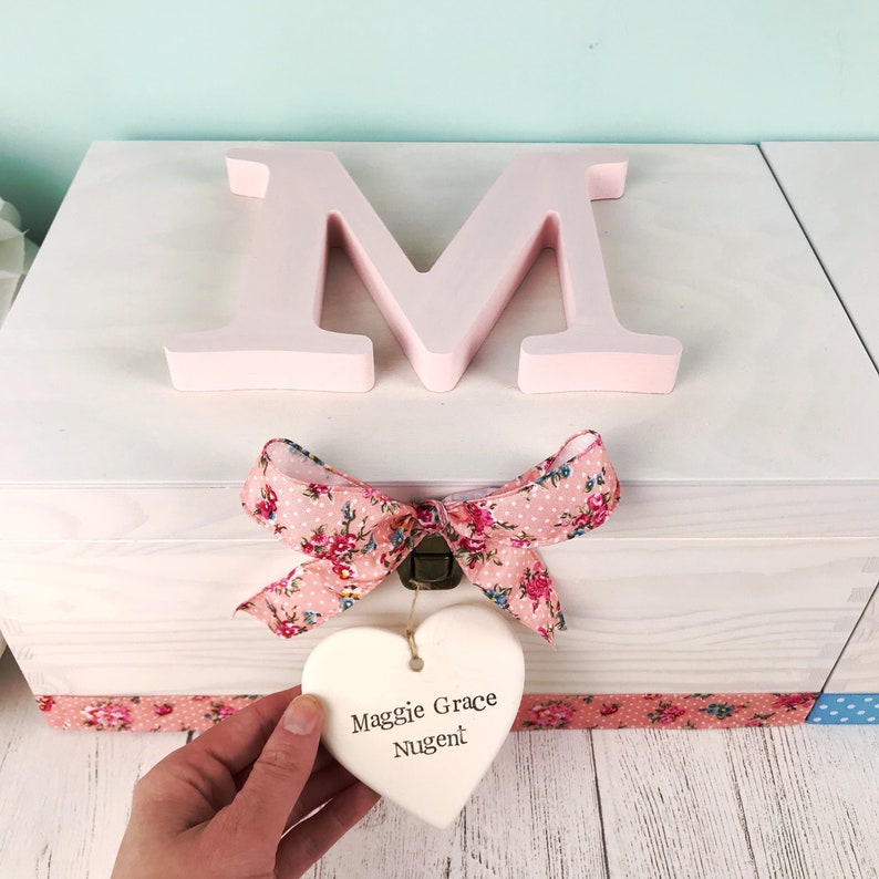 Twin Memory Boxes Baby Keepsake Box Personalised Twin Gift Etsy UK