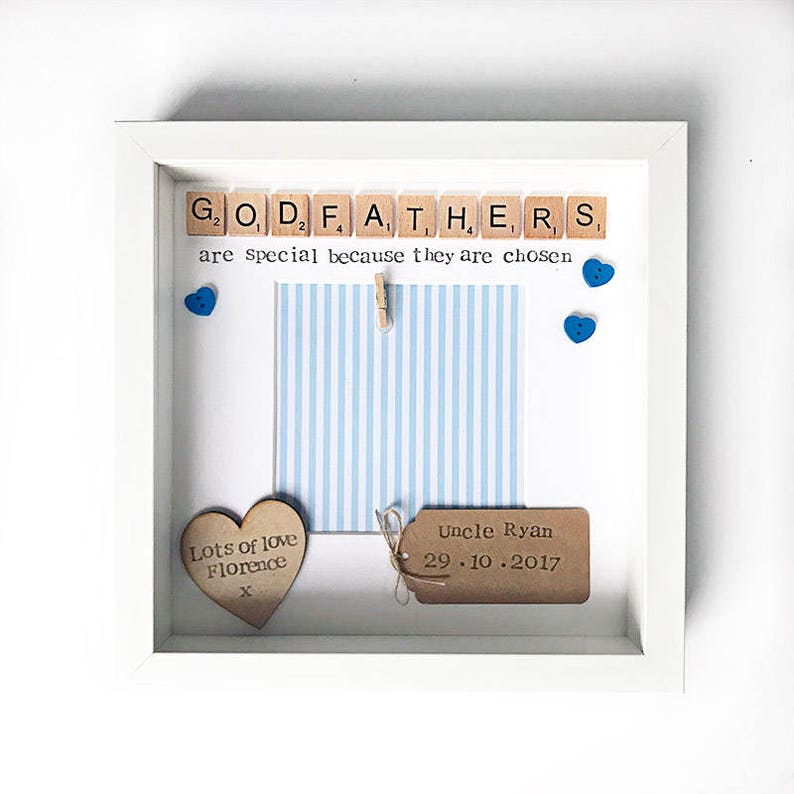 Godfather Photo Frame Gift Will You Be My Godfather Etsy