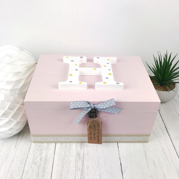 baby girl keepsake box with drawers