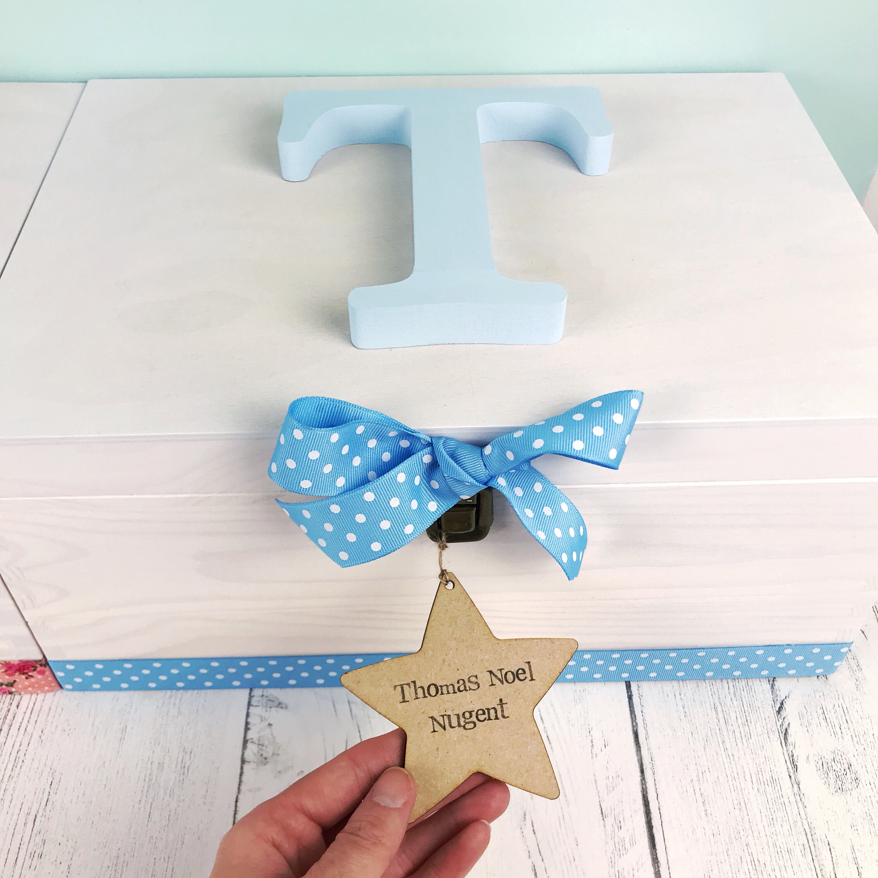 Twin Memory Boxes Baby Keepsake Box Personalised Twin Gift Etsy UK