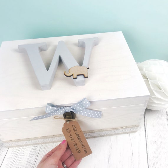 christening memory box