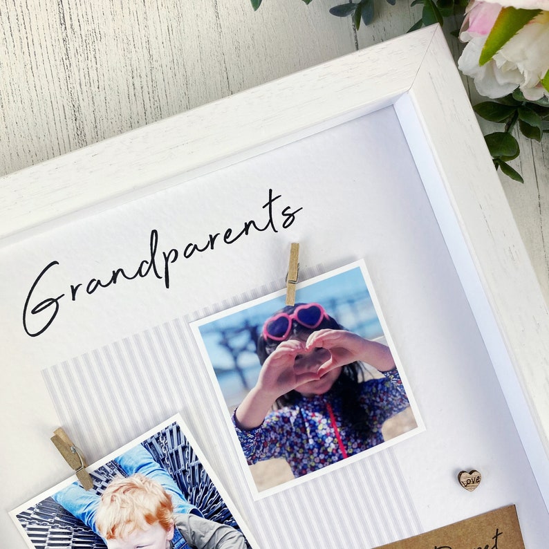 Grandparents Photo Frame Personalised Frame Grandparents Etsy UK