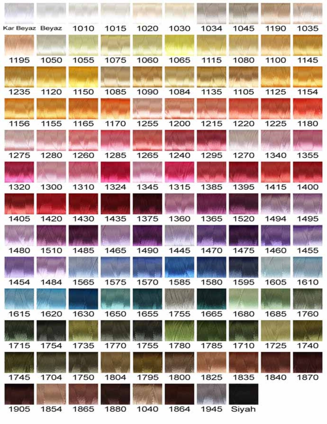 Needle thread yarns choose colors For needlework and all Etsy.de