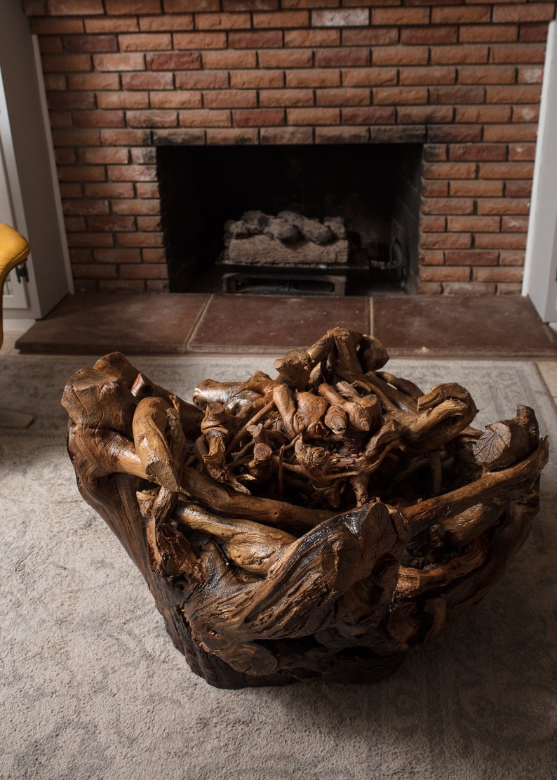 Pepper Tree Large 34 Stump/Root Ball Coffee Table Etsy