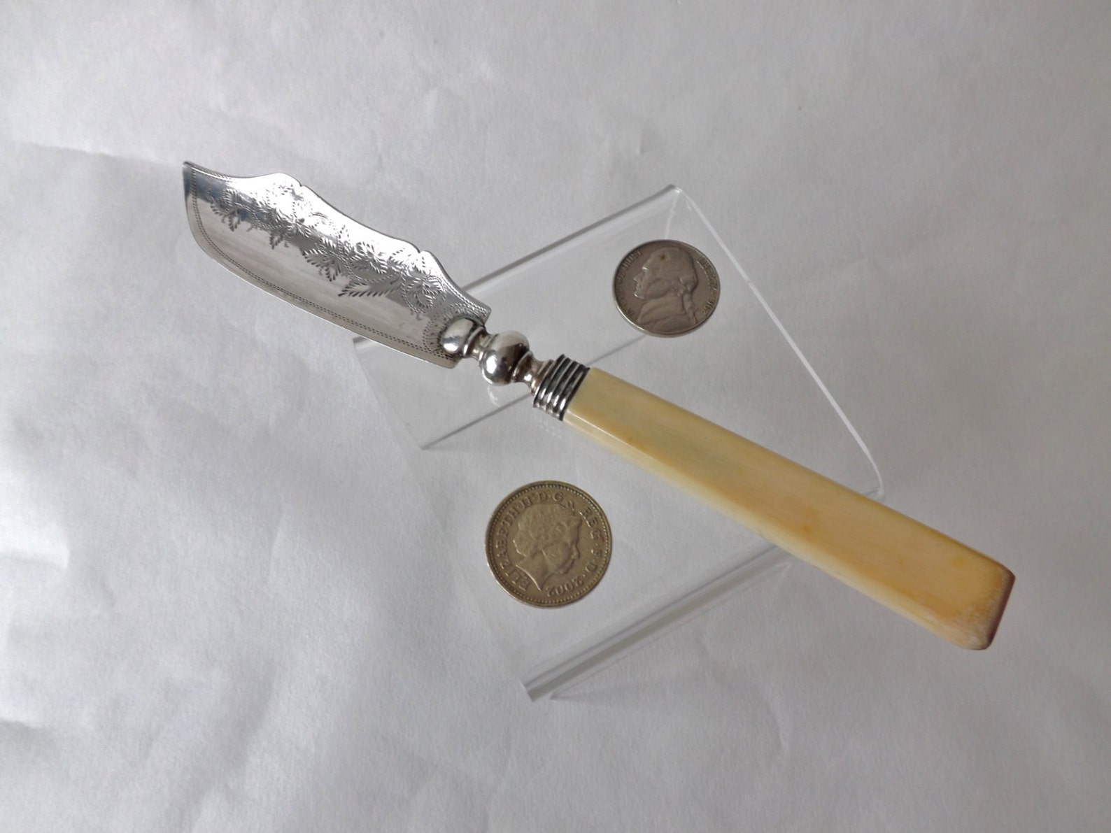 Antique Silver Butter Knife / 1834 English William IV Butter Etsy