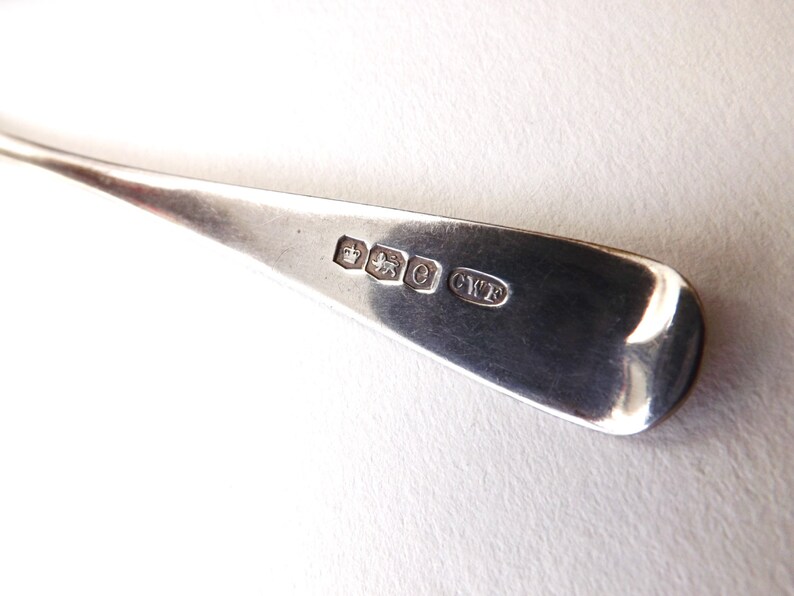 1920s Sheffield Silver Cutlery Vintage Sterling Silver Spoon Baby