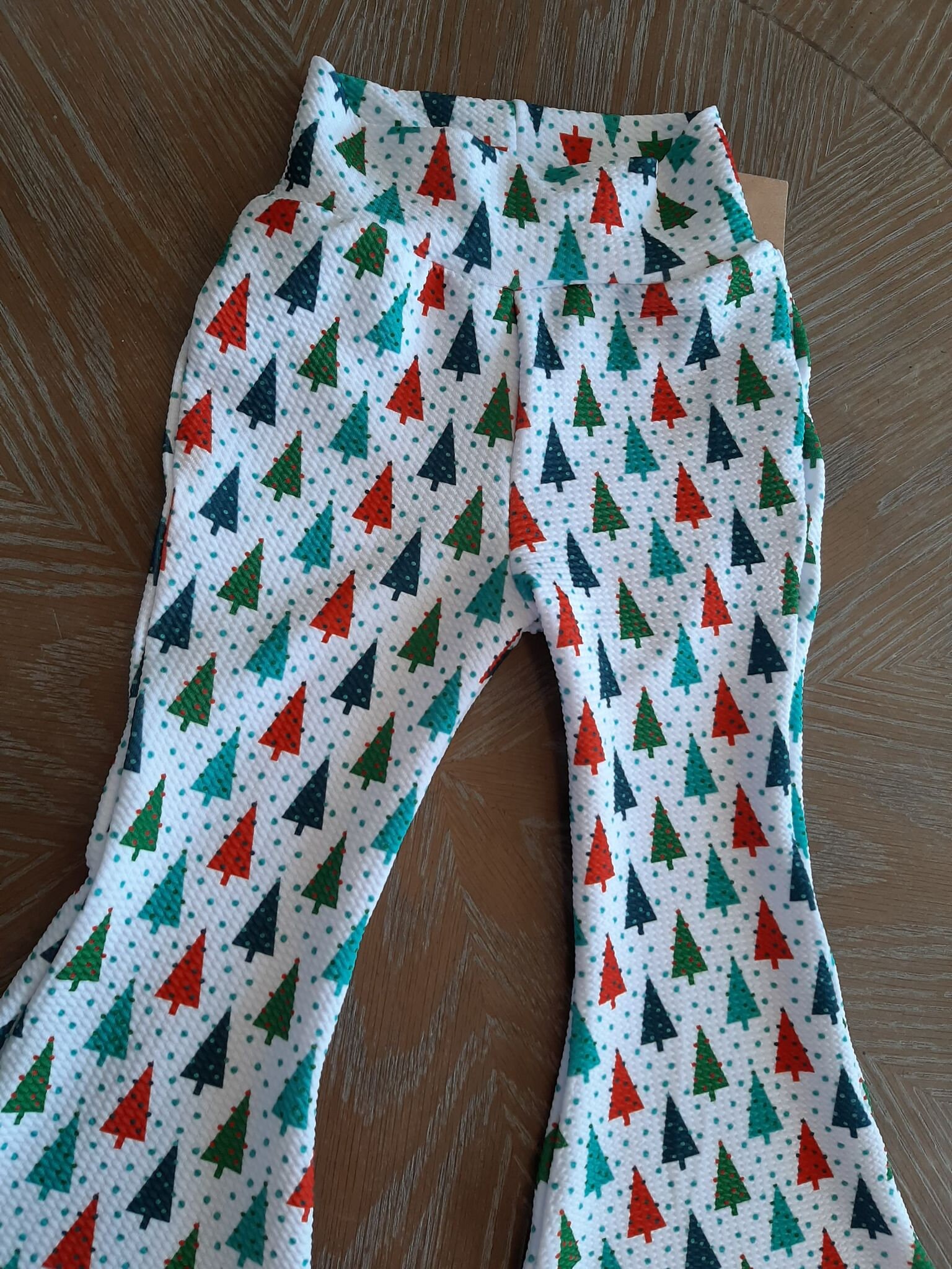 Flared Girls Pants Girls Bell Bottoms Christmas Bell - Etsy