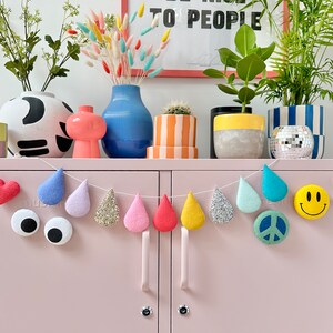 Happy Colours Droplet Garland