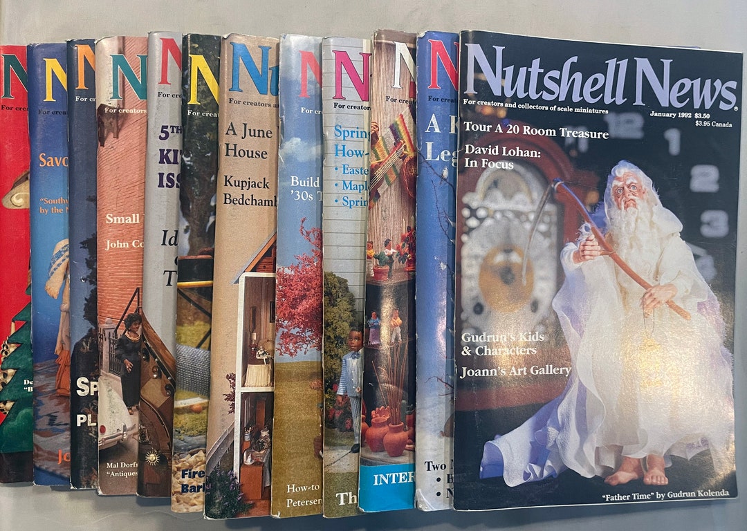 1992 Nutshell News Complete Set Etsy