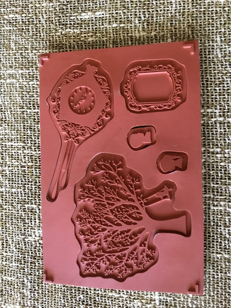 Stampin/' Up Forever Young tree but opened card making rubber stamp set for clear mounts silhouettes scrapbooking, clock swing NEW