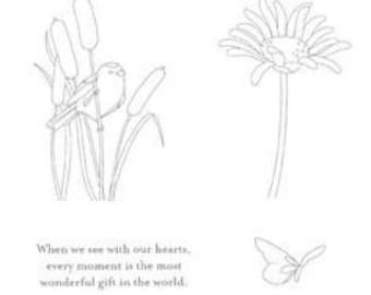 Every Moment Stampin' Up stamp set, bird, butterfly , flower, cattails, card making