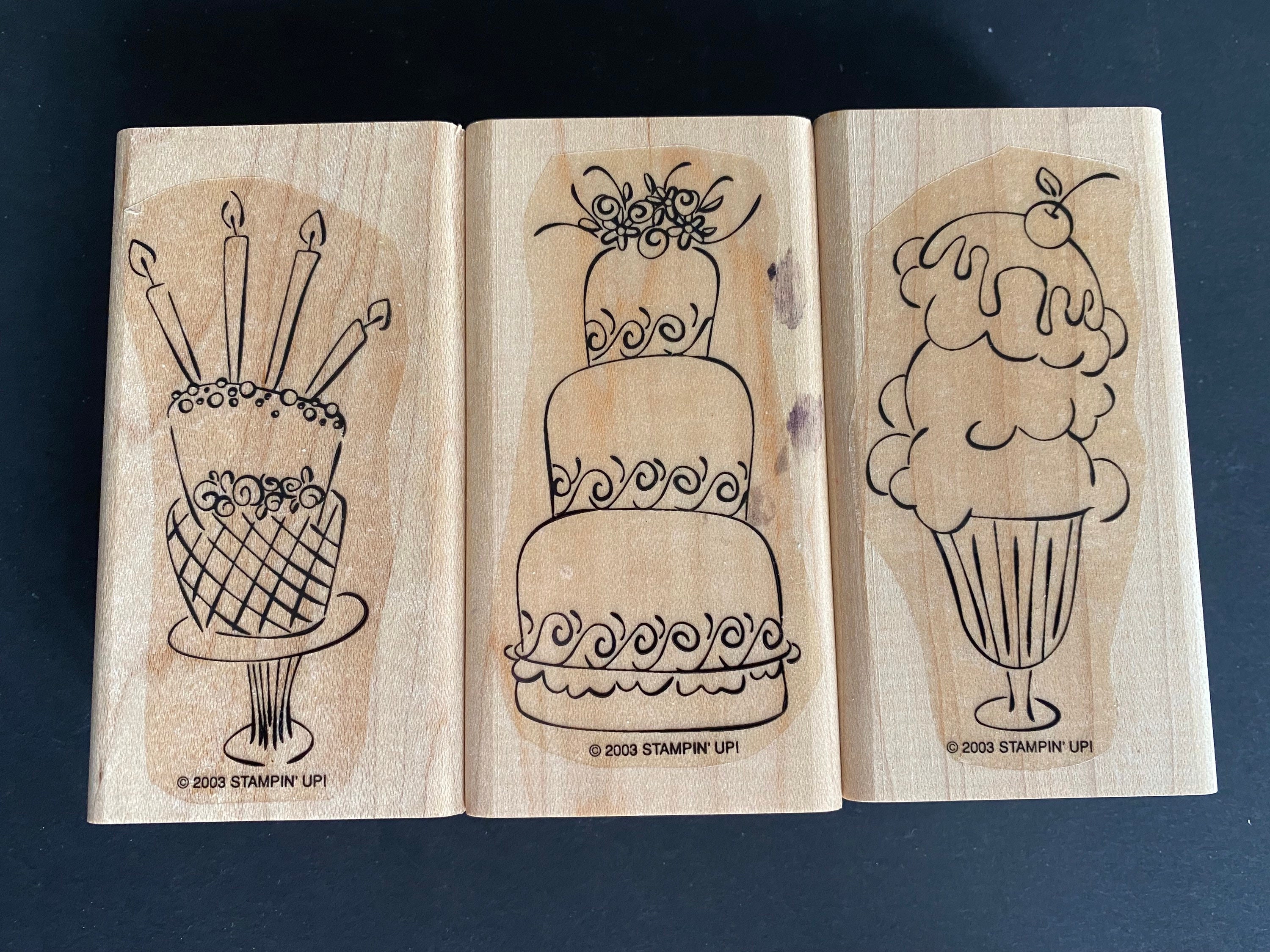 Sweet Treats Stampin up Stamp Set Wedding Birthday Cake Ice - Etsy