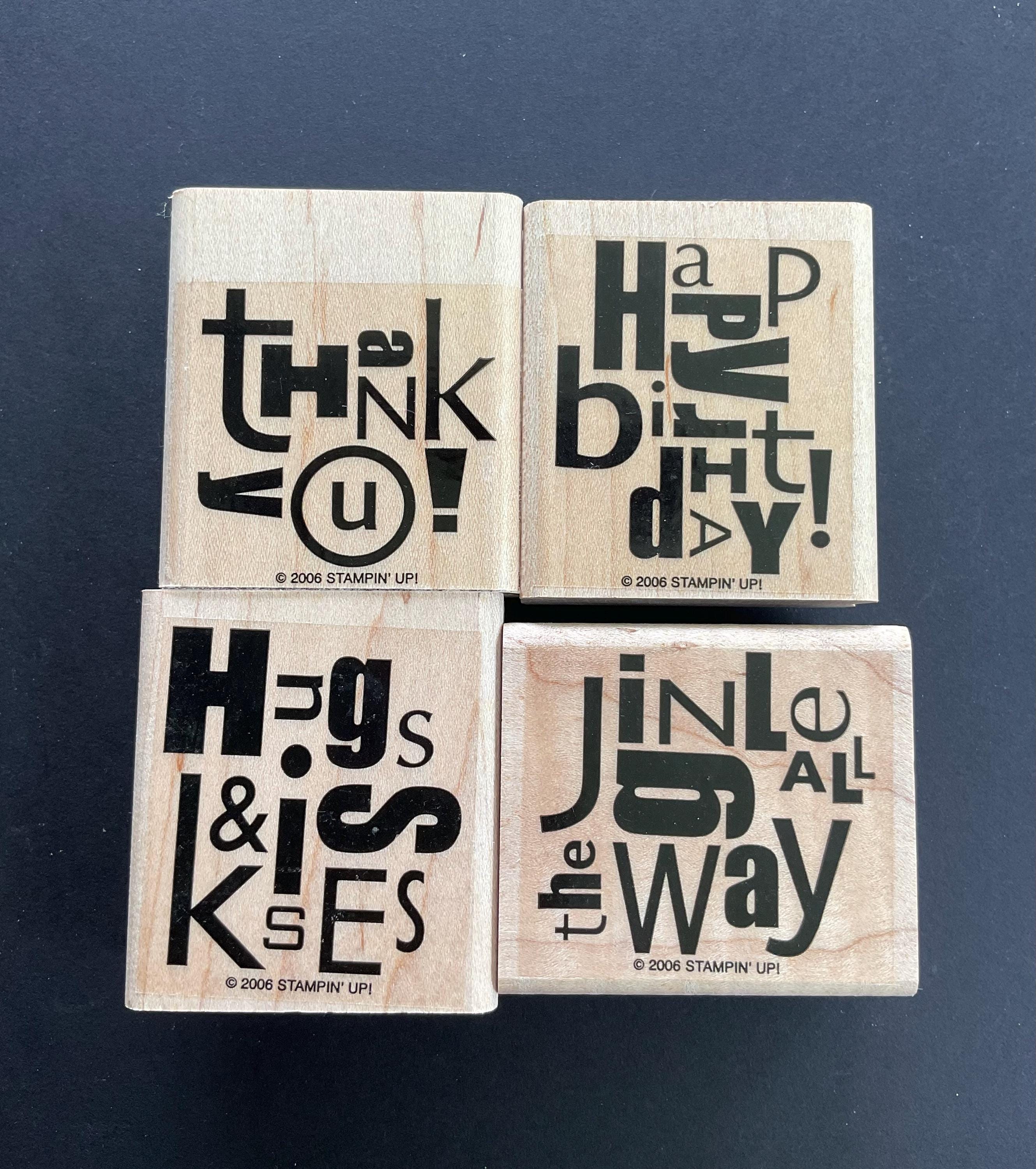 Stampin Alphabet Set, Alphabet Retired Stampin up Alphabet, - Etsy