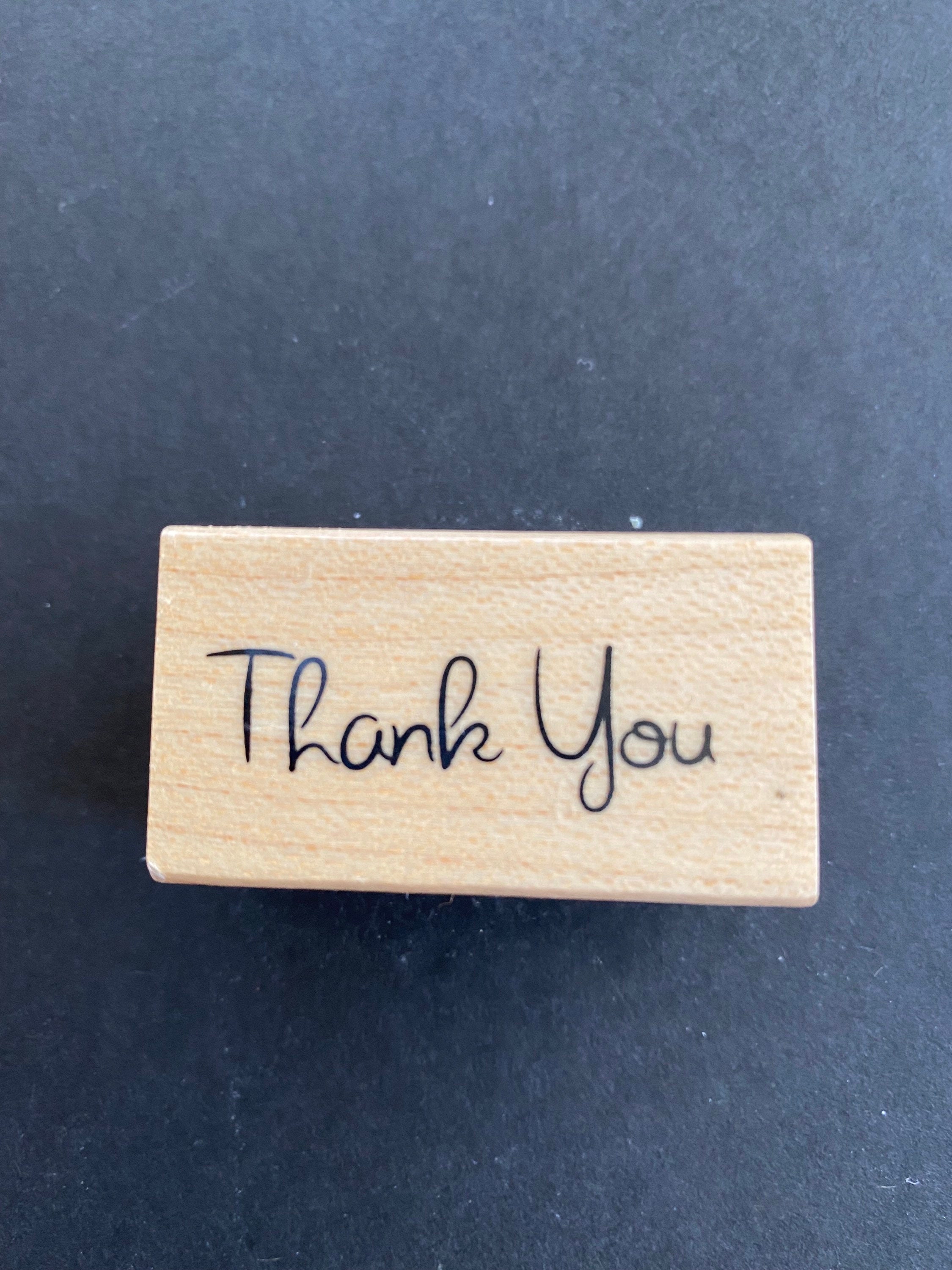 Thank You Stamp by Recollections for Card Making - Etsy