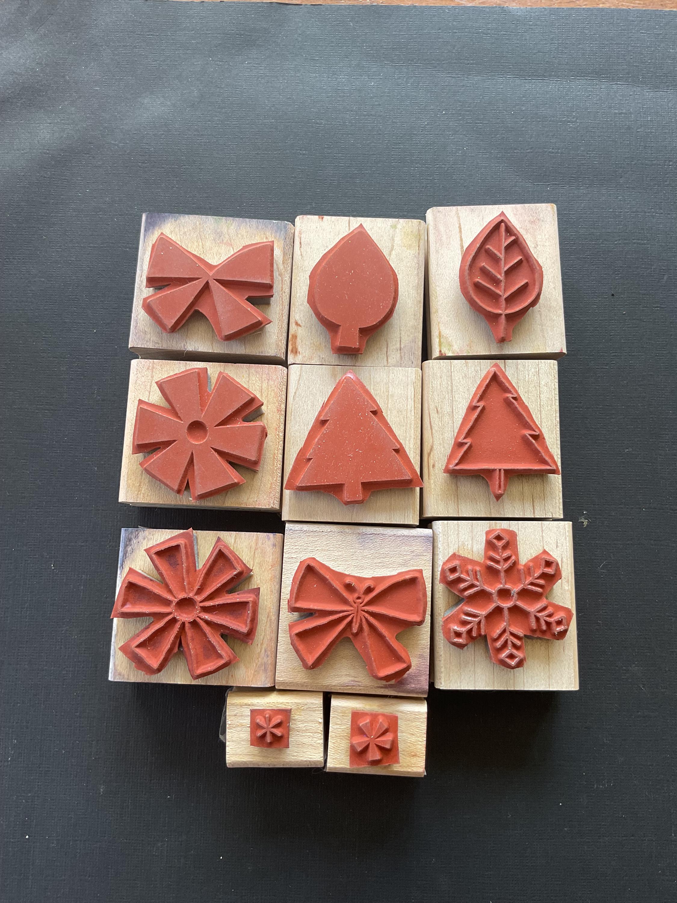 Shapes & Shadows Stampin up Wood Mount Stamp Set, for Card Making ...