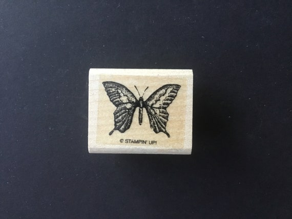 Butterfly stamp from Touch of Nature Stampin Up wood stamp set for card  making, journaling, mixed media, and more