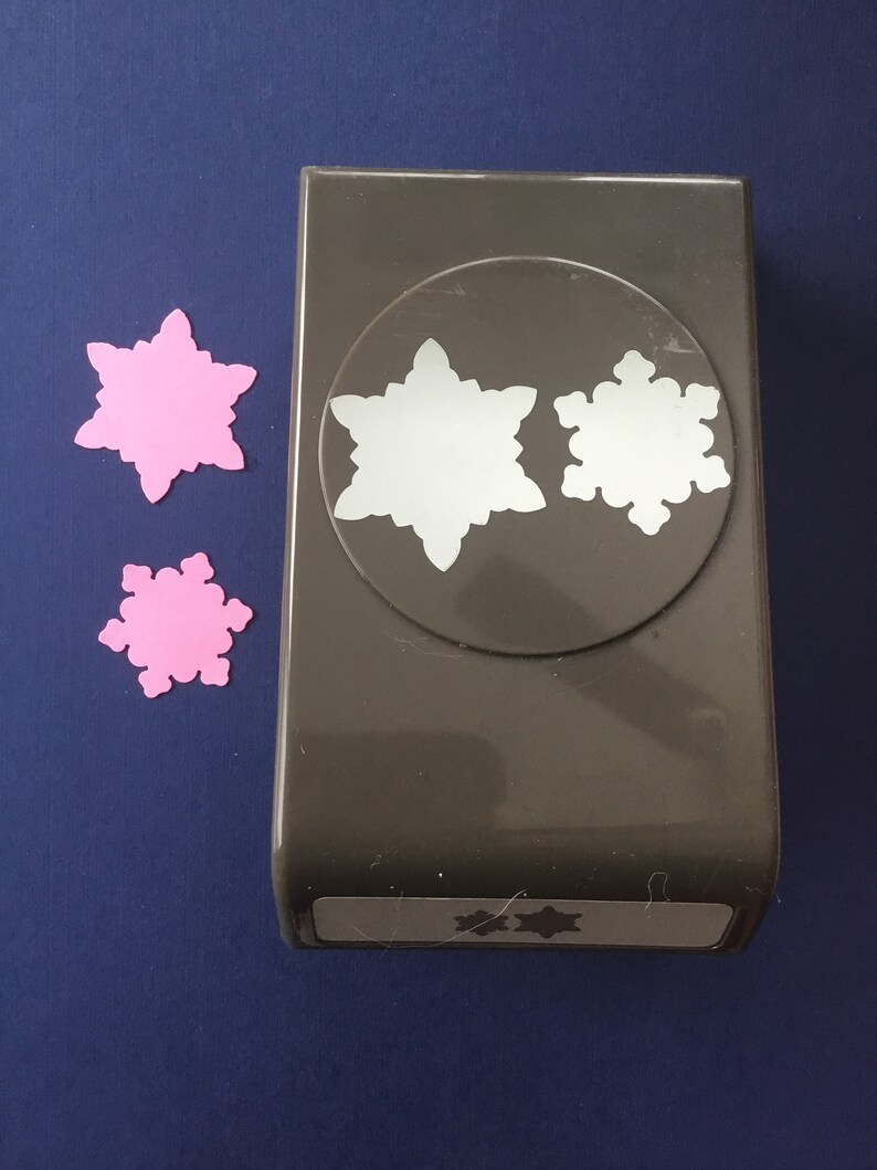 previously owned use with Stampin Up stamp set Pennant Parade Stampin Up snowflakes punch