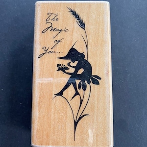 The Magic of YouFairy stamp by Rubber Stampede,  wood mount stamp, for card making, scrapbooking, journaling and more