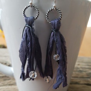 Beaded colorful tassel earrings  green tassel earrings blue tassel earrings boho tassel trending jewelry edgy earrings best gift ideas