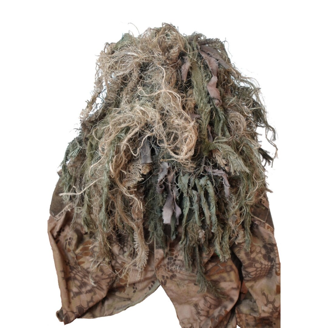 Woodland Ghillie Sniper Hat Forest Camouflage Etsy
