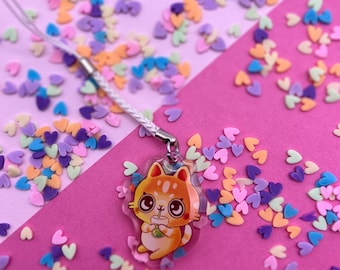 Iced Matcha Cat | Matcha | Cute Cats | Charm | Keychain