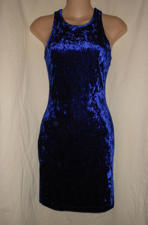 royal blue tank dress