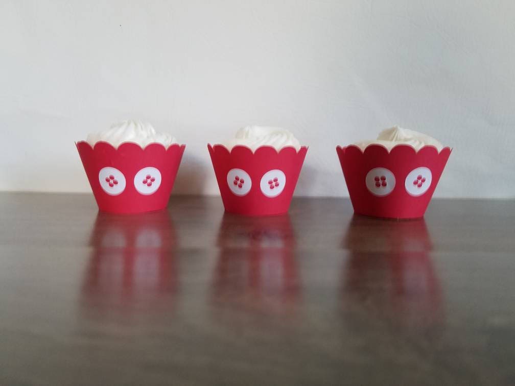 12 Mickey Mouse pants cupcake wrapper Mickey Mouse cupcake 12 Mickey Mouse pants cupcake wrapper Mickey Mouse cupcake