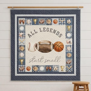 Legendary  Easy Snuggle Quilt Kit - (PlushMere Backing Included) Panel Pattern and Binding and backing Included ALL PRE CUT Baby quilt