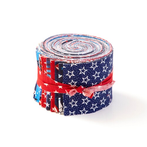 2.5 Inch Bandana Jelly Roll 100 Cotton Fabric Quilting Strips Etsy