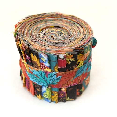 2.5 Inch Bandana Jelly Roll 100 Cotton Fabric Quilting Strips Etsy
