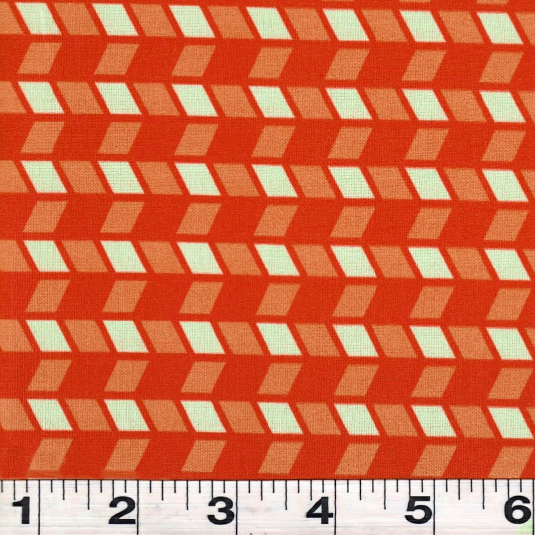 Quilt Fabric BY THE YARD Sale Closeout Bargain Clearance Orange and