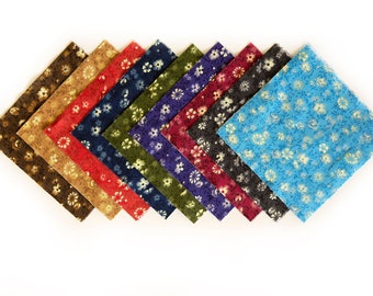 Botanical Garden 5 inch Pre cut charm pack quilt fabric 100% cotton quilt fabric 90 Pieces