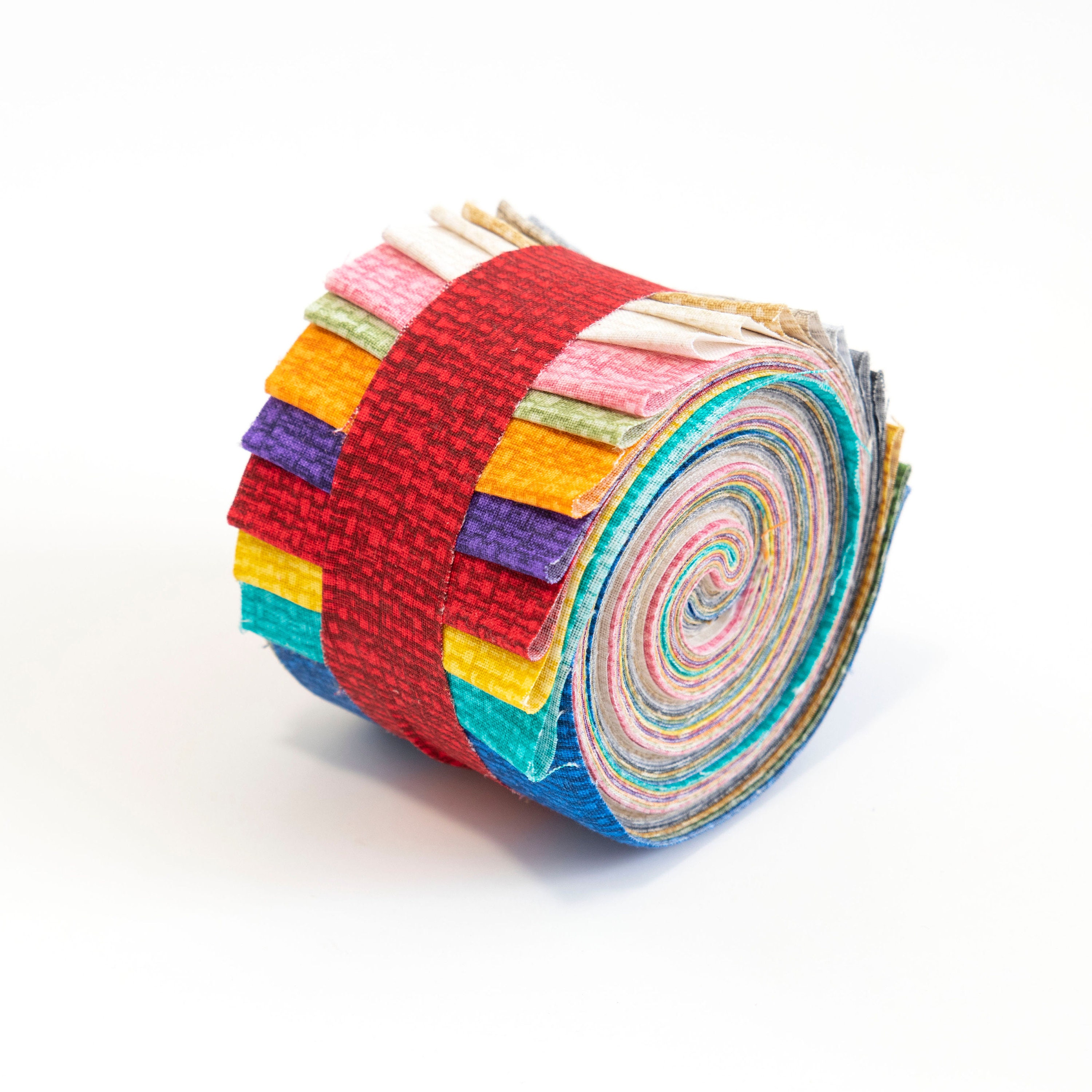 2.5 inch Band of Color Jelly Roll 100% cotton fabric quilting 17