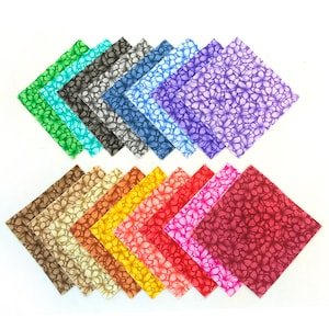 102 piece AWESOME BLOSSOMS  pre cut fabric  charm  5 inch squares 100% cotton fabric quilt ready to sew