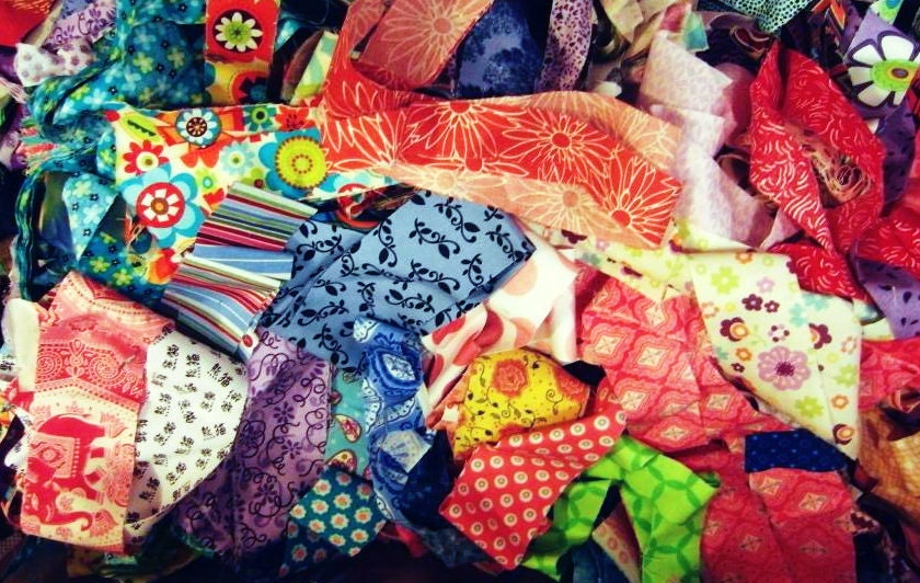 Fabric Strips One Pound Bag cotton fabric