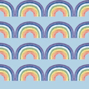 Quilt Fabric BY THE YARD  Sale Closeout Fun Rainbows 100% cotton quilting fabric