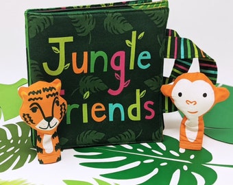 Jungle Paradise Book Panel  for Moda - Cut & Sew Book Panel Stacey Hsu 2078011PN