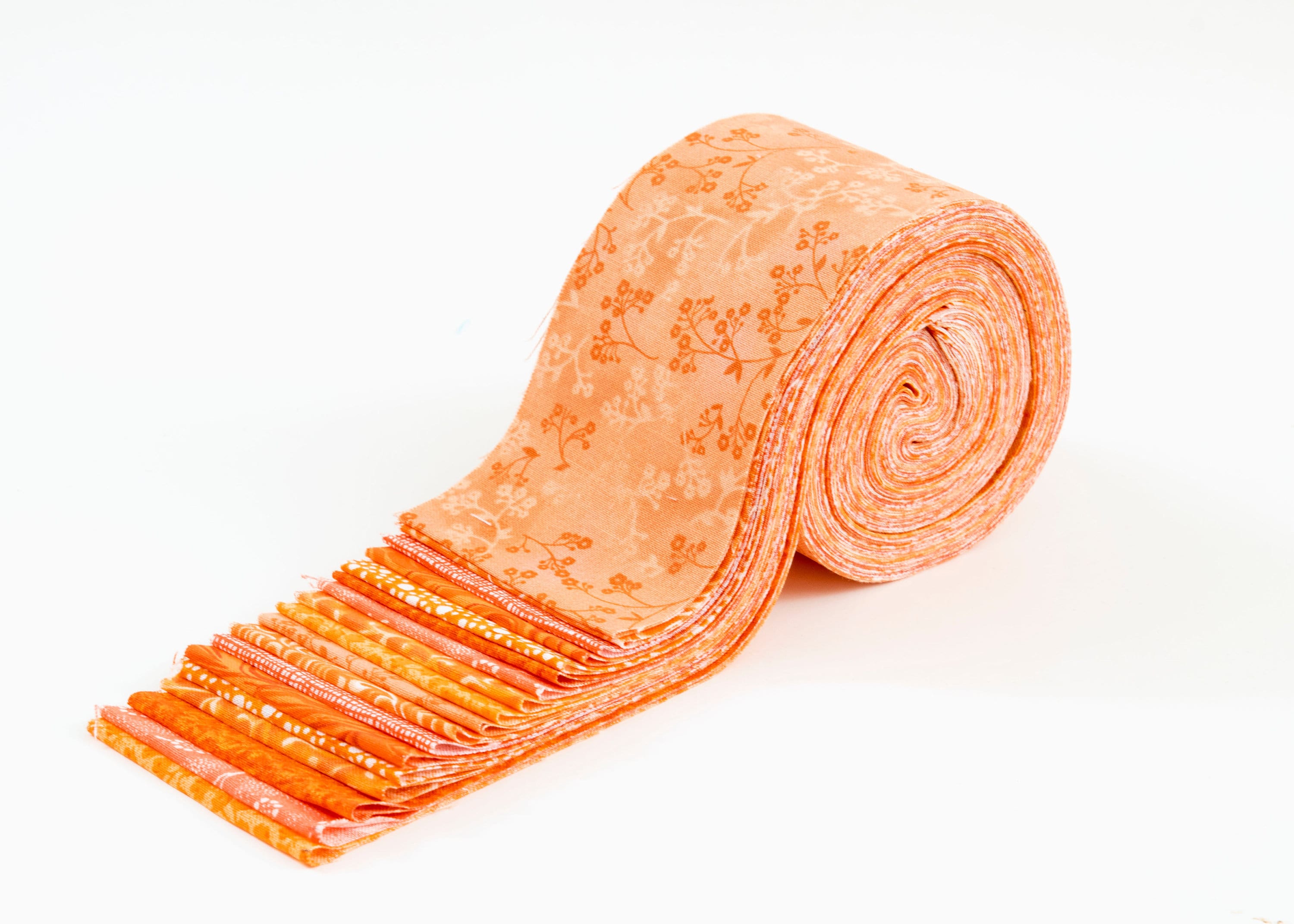 It's All Orange Jelly Roll 2.5 Inch Precut 100 Cotton Etsy UK