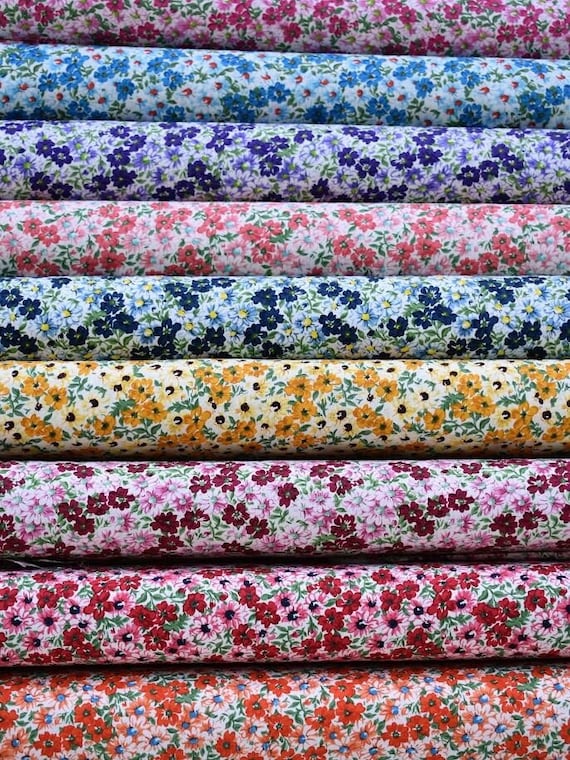 Nodsaw 40pcs 2.5 inch Jelly Roll Fabric Strips for Quilting, Precut Floral  Print Cotton Fabrics Jelly Rolls Quilting Strip Bundle for Blanket, Rug