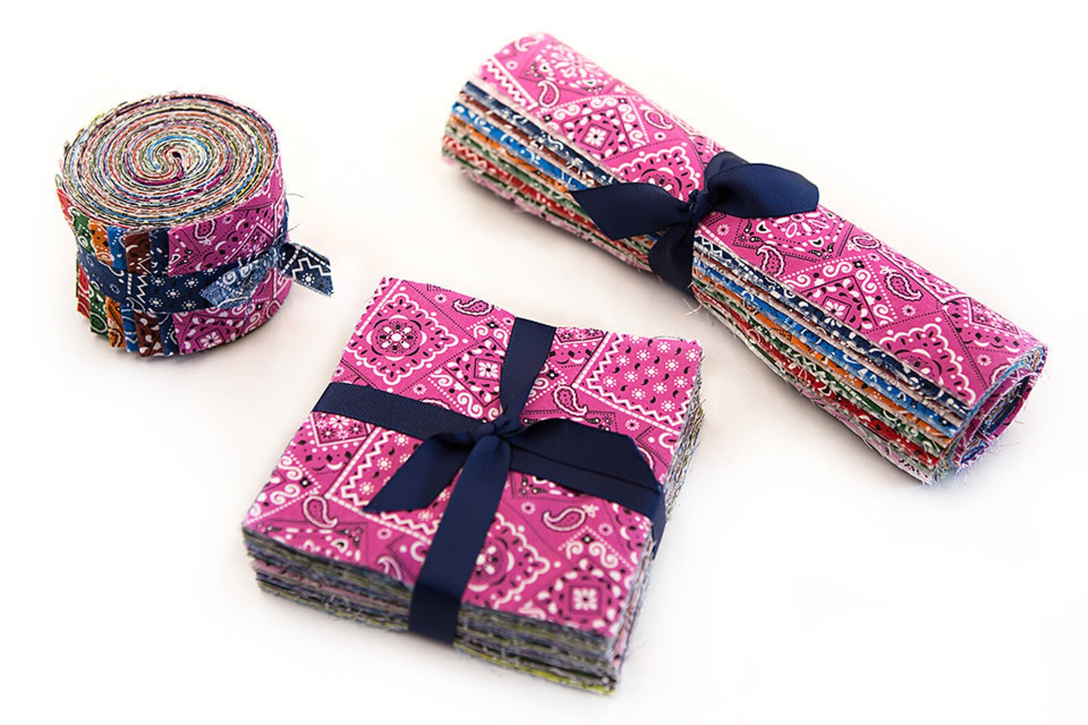 2.5 inch Bandana Jelly Roll 100 cotton fabric quilting strips Etsy