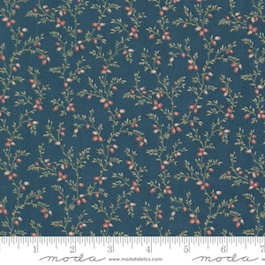 Sandalwood Indigo 4438614 Moda Fabric BY THE YARD basic 100% cotton quilting by 3 Sisters