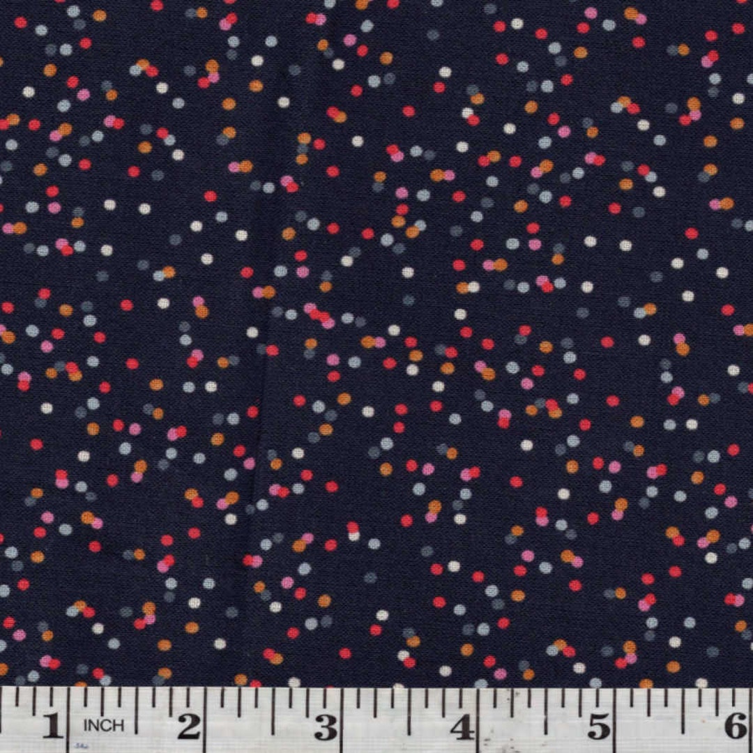 Quilt Fabric BY THE YARD Sale Closeout Bargain Navy With Cute Bright